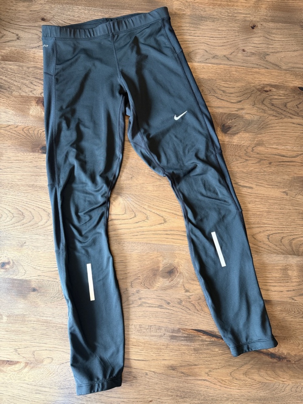Nike Dri-Fit Running Pants Women's Large Black - Picture 2 of 13